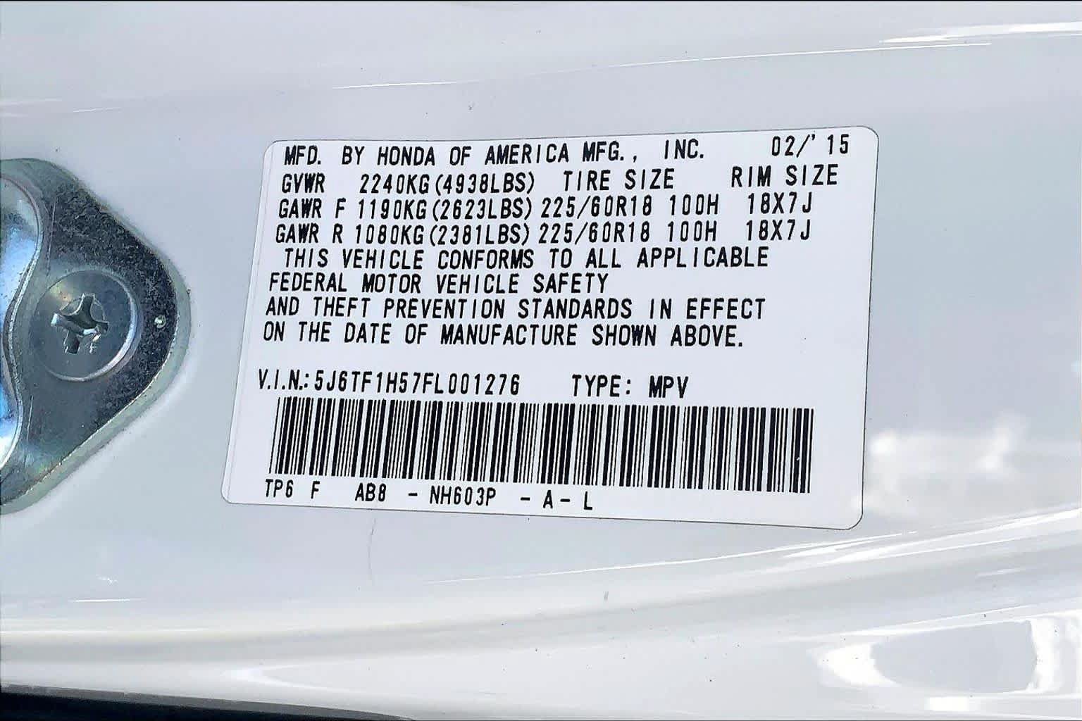 Used 2015 Honda Crosstour EX-L image 36