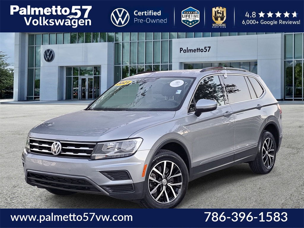 Certified 2021 Volkswagen Tiguan SE w/ Panoramic Sunroof Package