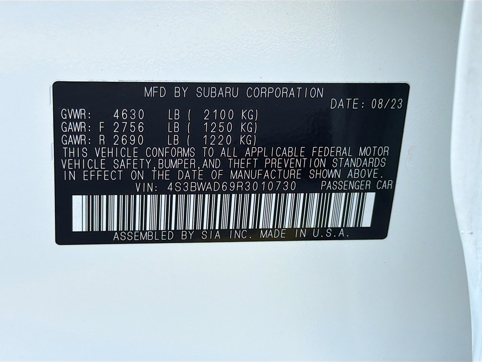 Certified 2024 Subaru Legacy Premium image 42