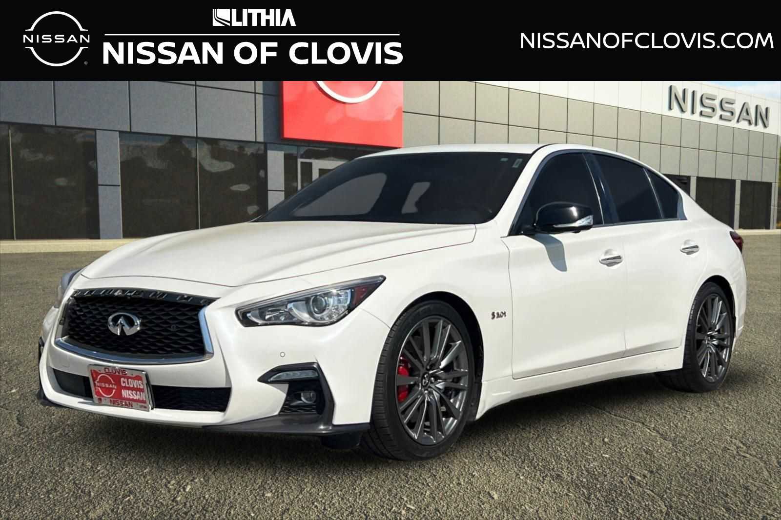 Used 2020 INFINITI Q50 Red Sport 400 image 1