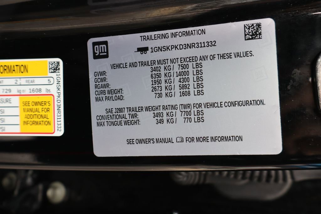 Used 2022 Chevrolet Tahoe Z71 w/ Luxury Package image 57