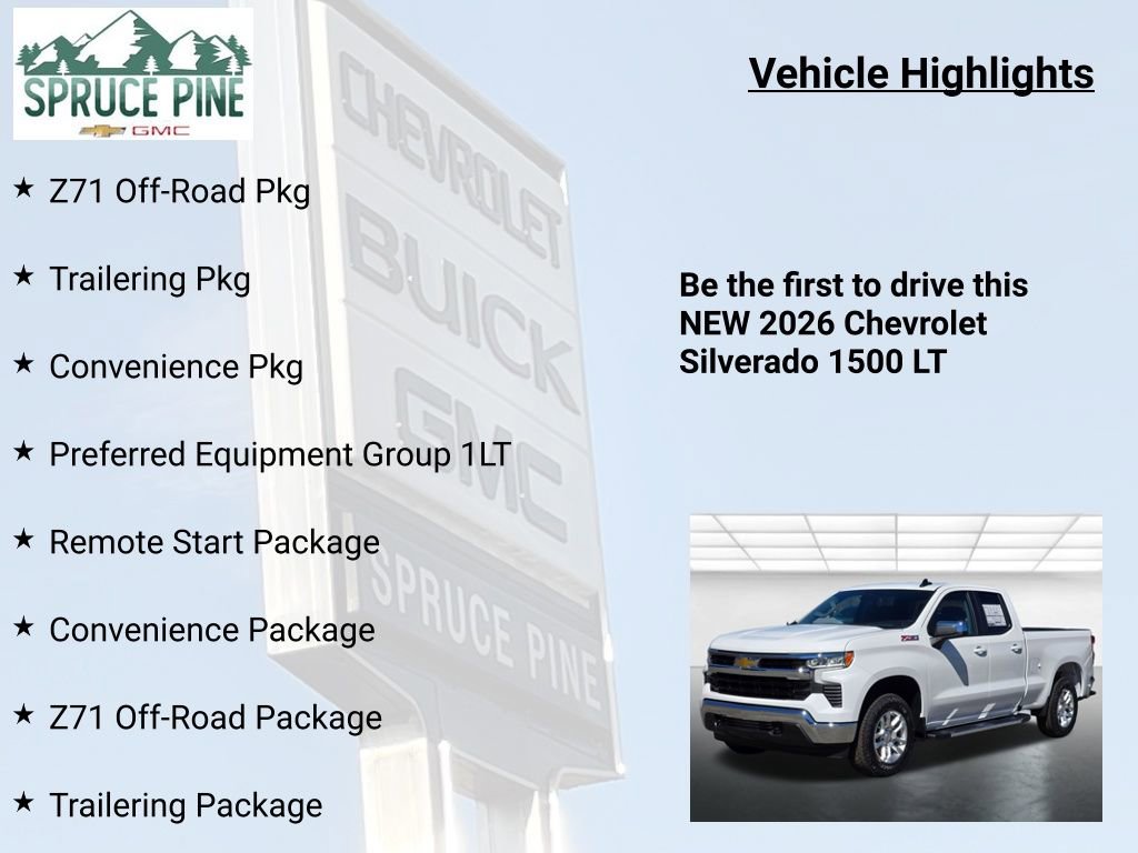 New 2026 Chevrolet Silverado 1500 LT w/ Z71 Off-Road Package AWD/4WD image 5