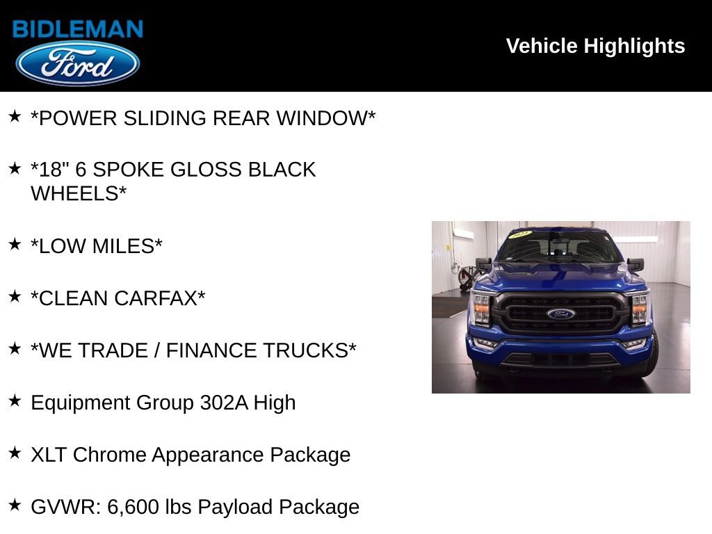 Used 2023 Ford F150 XLT w/ Equipment Group 302A High image 8