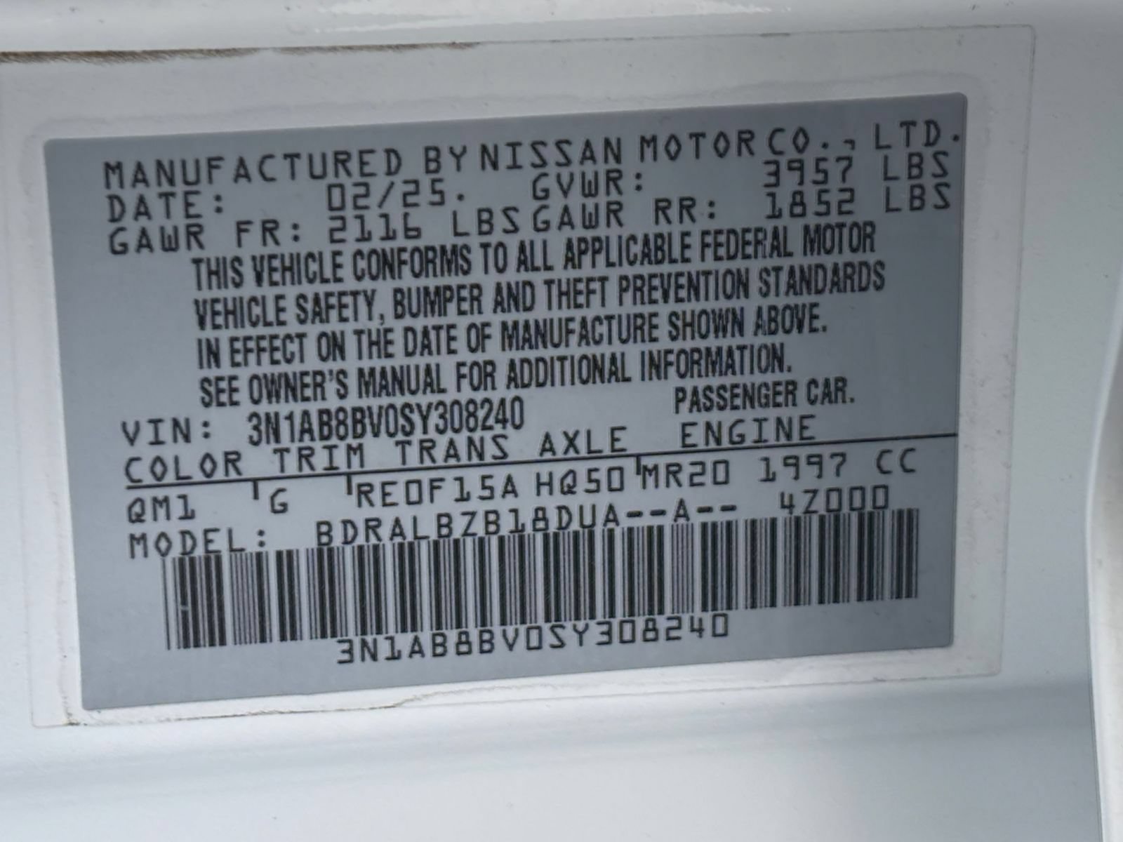 Used 2025 Nissan Sentra S FWD image 20