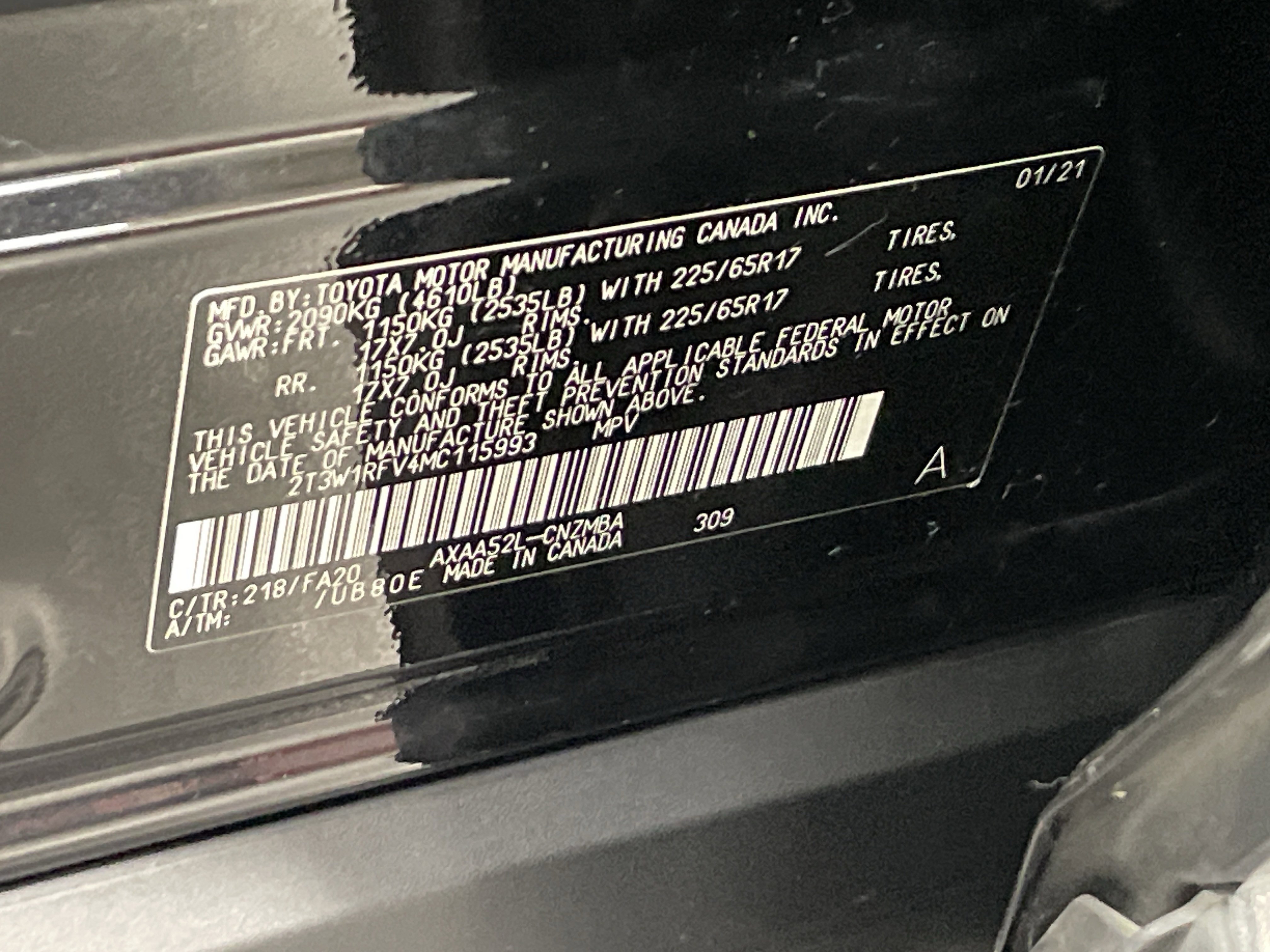 Used 2021 Toyota RAV4 XLE w/ Convenience Package FWD image 34