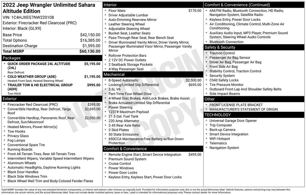 Used 2022 Jeep Wrangler Unlimited Sahara image 13