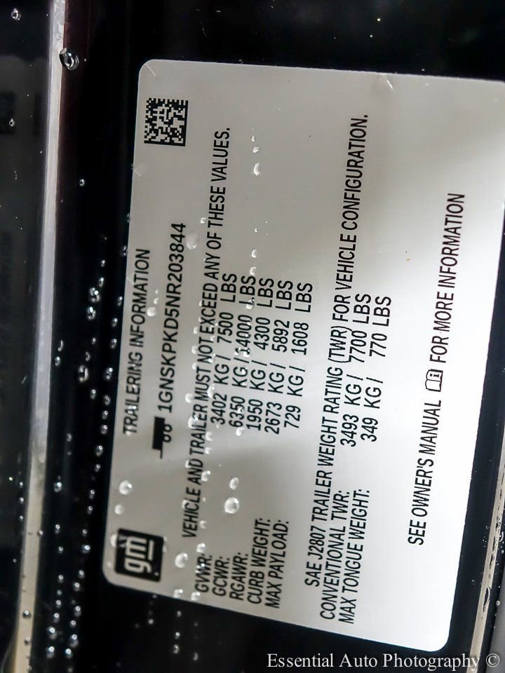 Used 2022 Chevrolet Tahoe Z71 w/ Luxury Package AWD/4WD image 31