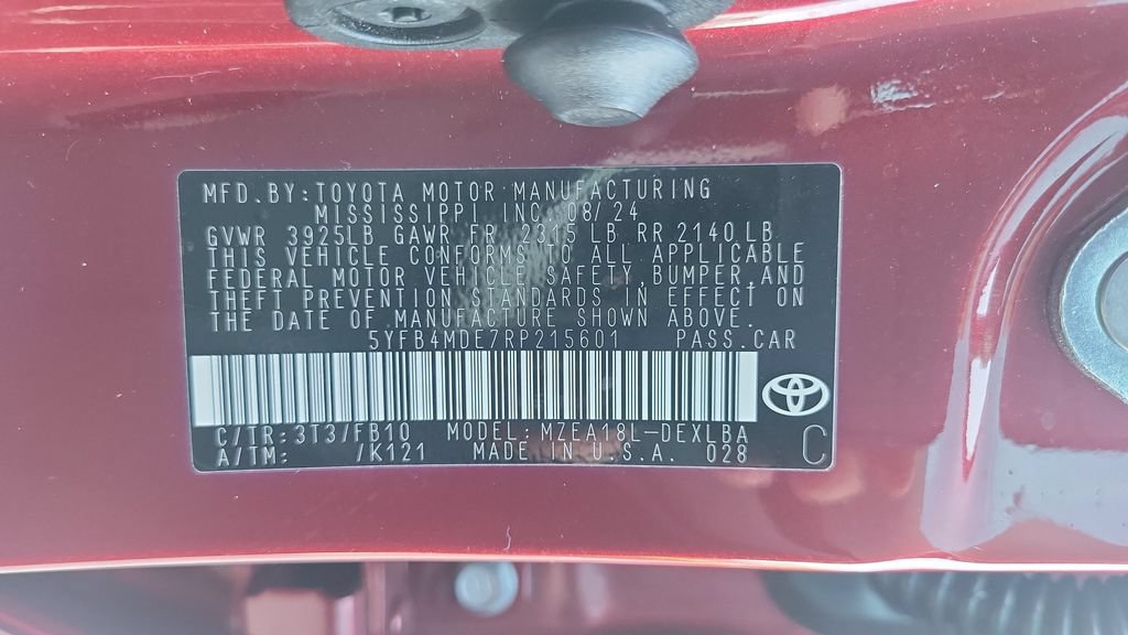 Certified 2024 Toyota Corolla LE FWD image 23