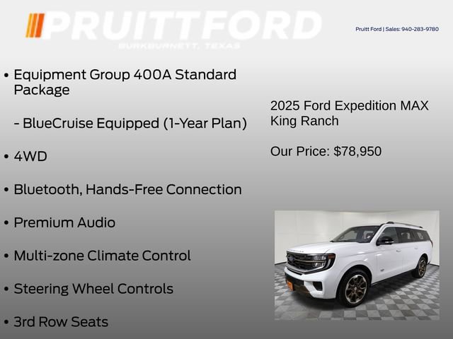Used 2025 Ford Expedition Max King Ranch AWD/4WD image 7