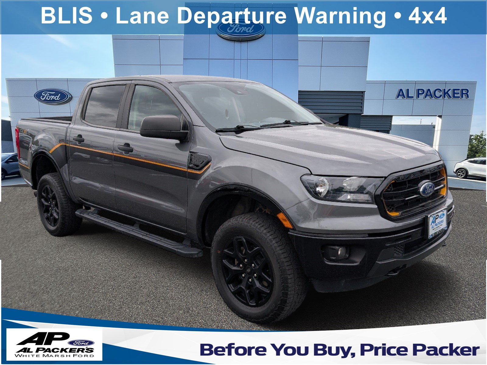 Certified 2023 Ford Ranger XLT w/ Equipment Group 302A High