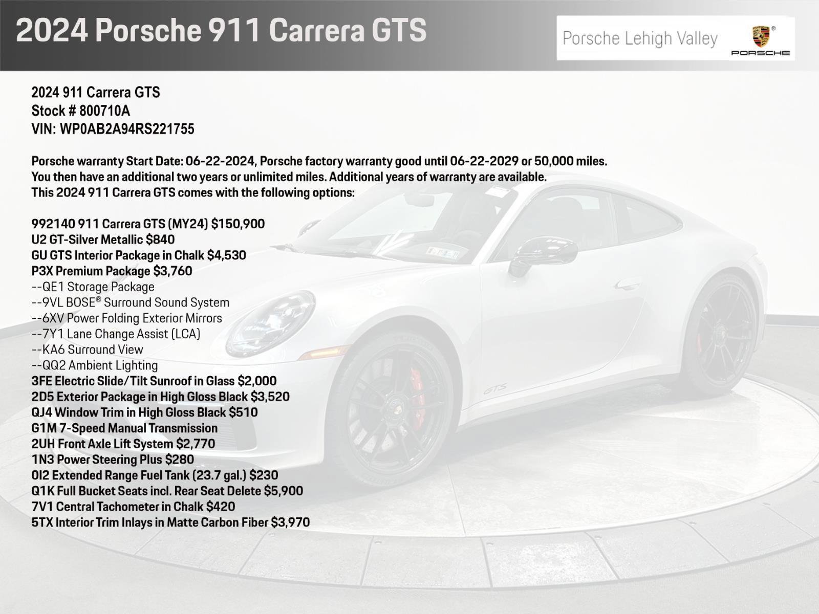 Certified 2024 Porsche 911 Carrera GTS image 2