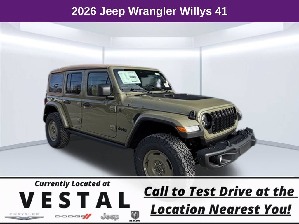 New 2026 Jeep Wrangler Unlimited Sport