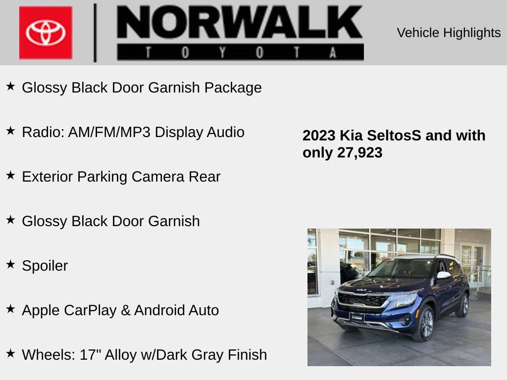 Used 2023 Kia Seltos S FWD image 10
