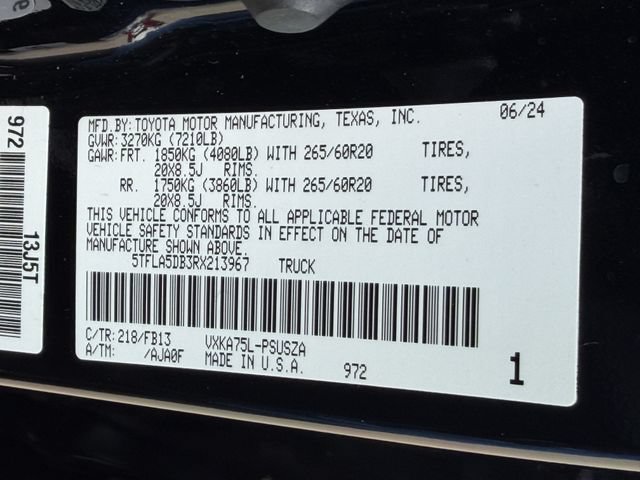 Used 2024 Toyota Tundra SR5 w/ SR5 Convenience Package AWD/4WD image 25