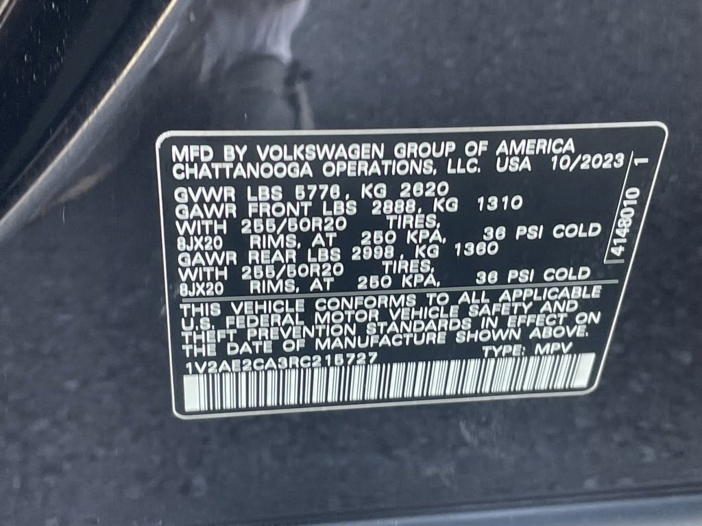 Used 2024 Volkswagen Atlas Cross Sport SEL R-Line image 37