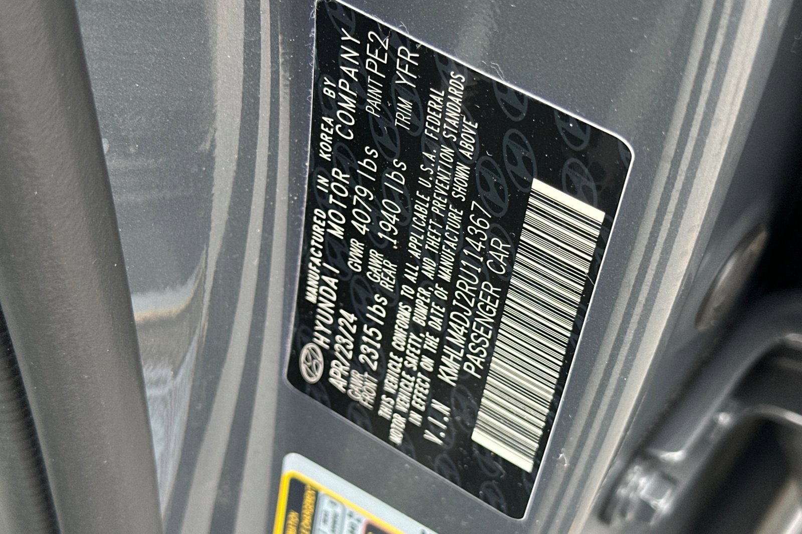 Certified 2024 Hyundai Elantra Blue FWD image 28