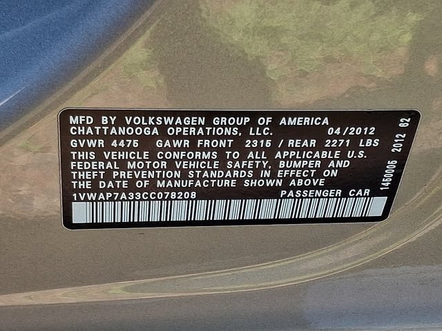 Used 2012 Volkswagen Passat 2.5 S FWD image 25