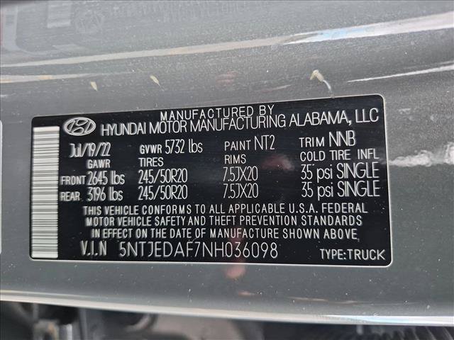 Used 2022 Hyundai Santa Cruz Limited AWD/4WD image 23