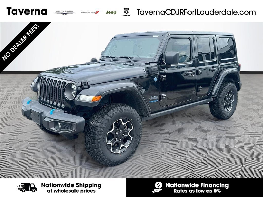 Certified 2021 Jeep Wrangler Unlimited Rubicon 4xe w/ Cold Weather Group AWD/4WD image 1