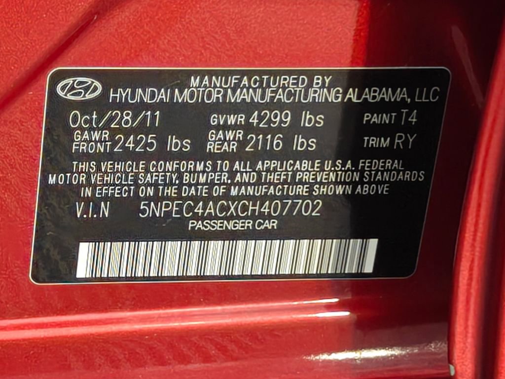 Used 2012 Hyundai Sonata SE FWD image 36
