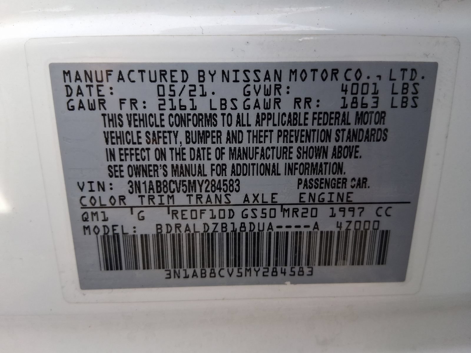 Used 2021 Nissan Sentra SV FWD image 19