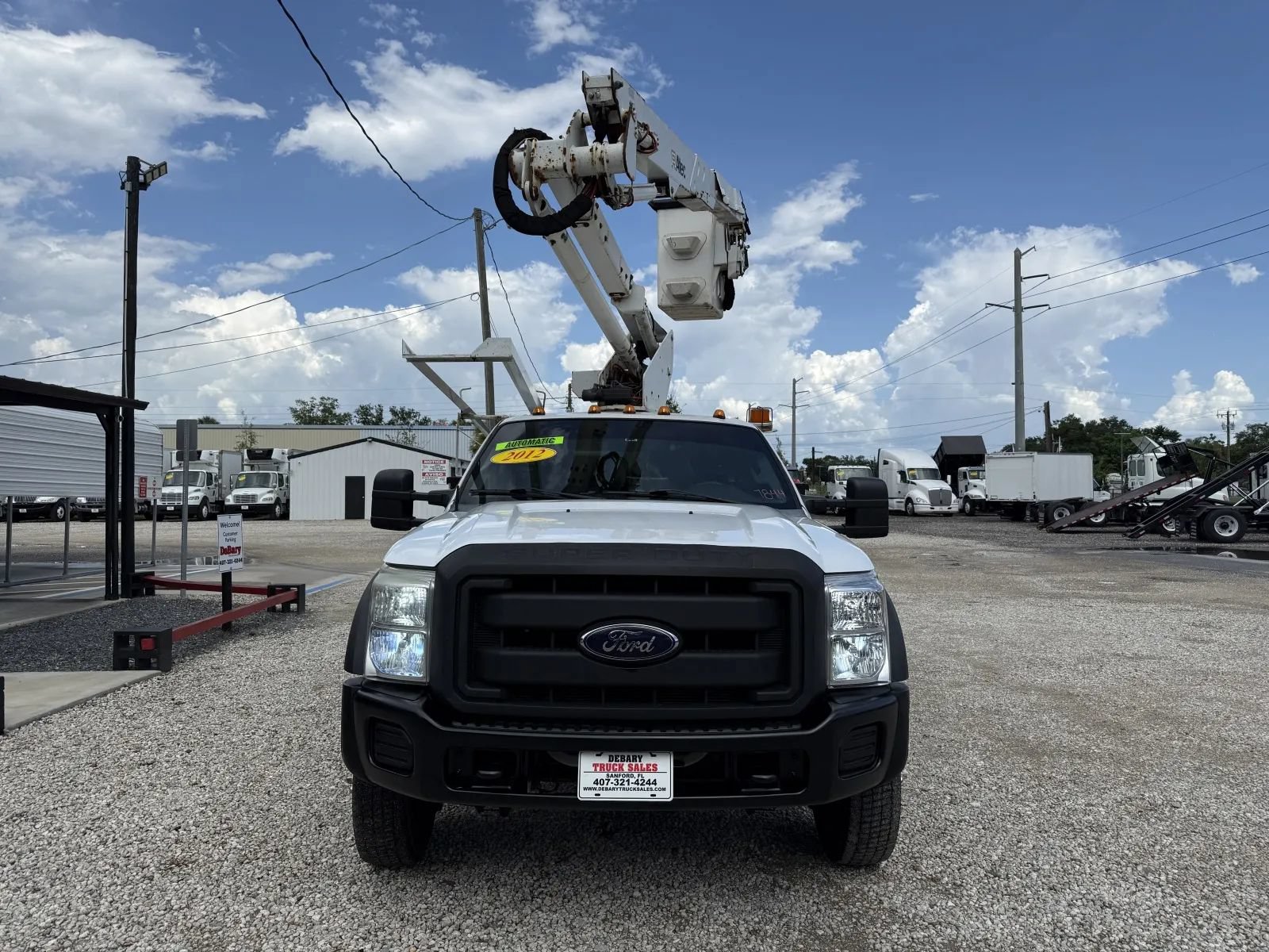 Used 2012 Ford F550 4x4 Regular Cab Super Duty w/ Snow Plow Prep Pkg image 2