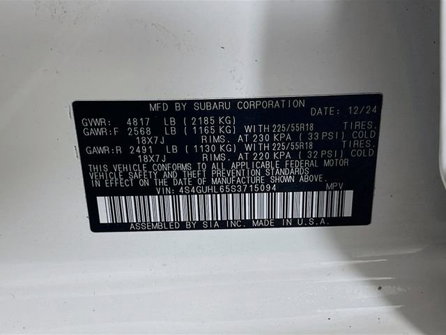 Used 2025 Subaru Crosstrek 2.5i Limited w/ Popular Package #4A AWD/4WD image 31