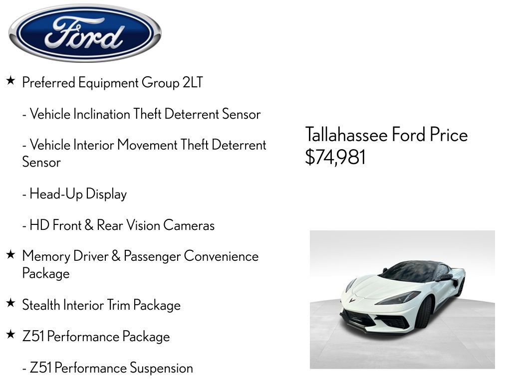 Used 2024 Chevrolet Corvette Stingray Preferred Cpe w/ Z51 Performance Package image 13