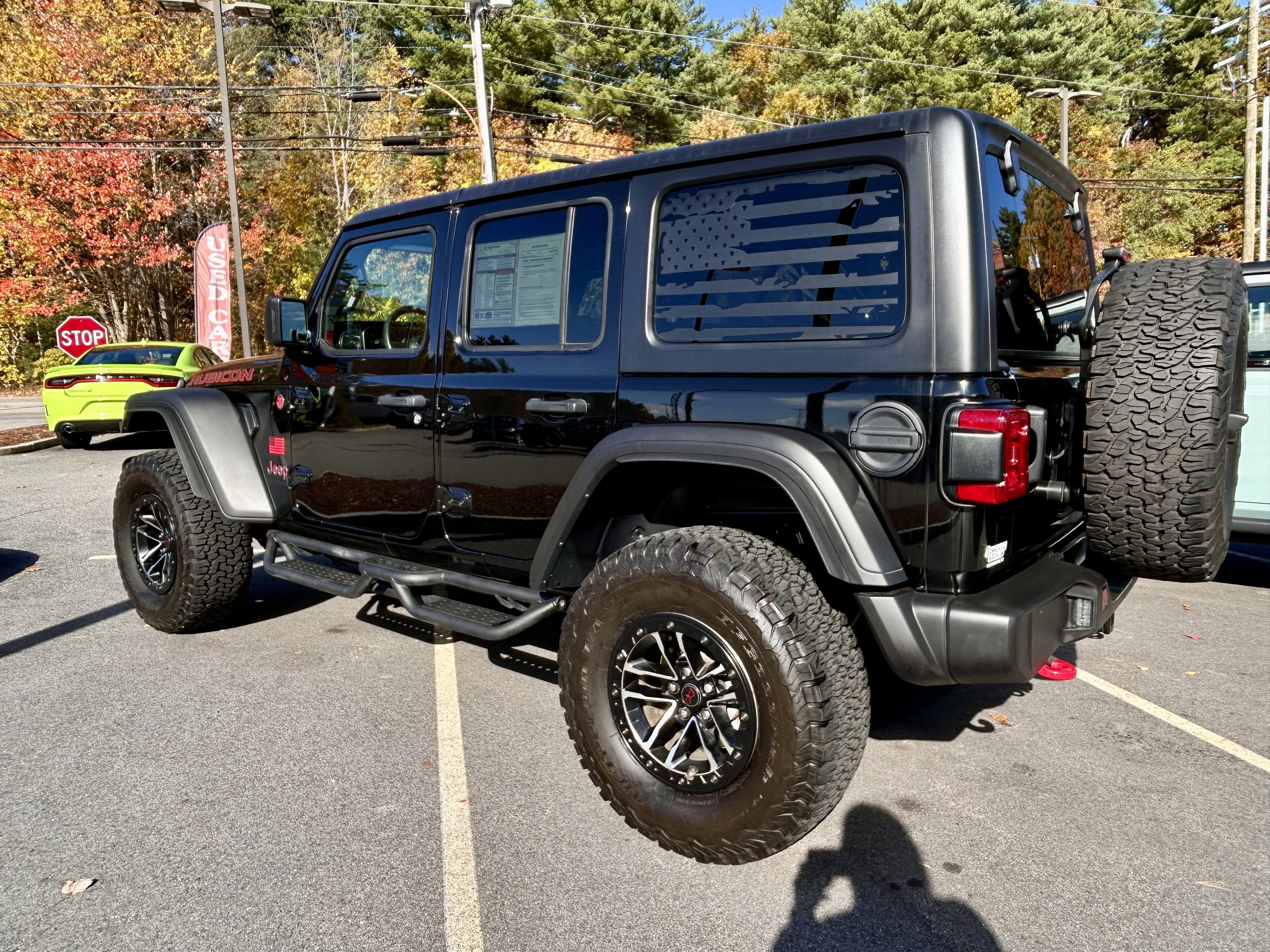 Certified 2024 Jeep Wrangler Unlimited Rubicon w/ XTREMEE 35" Tire Package AWD/4WD image 7