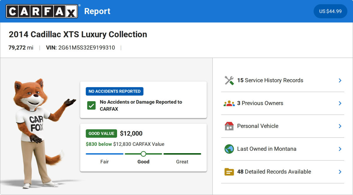 Used 2014 Cadillac XTS Luxury FWD image 3