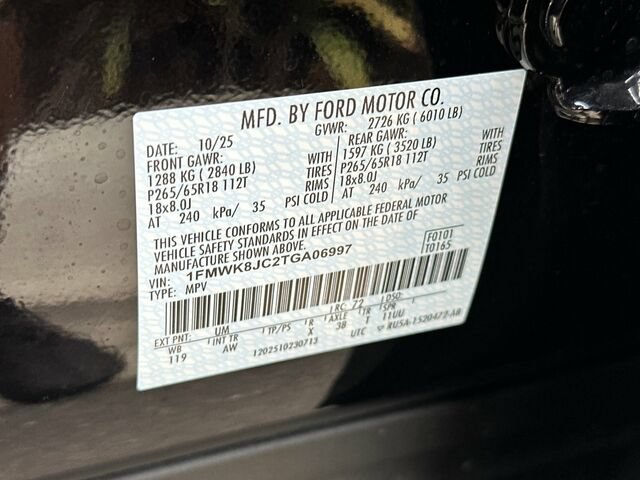 Used 2026 Ford Explorer Tremor w/ Tremor Ultimate Package AWD/4WD image 38