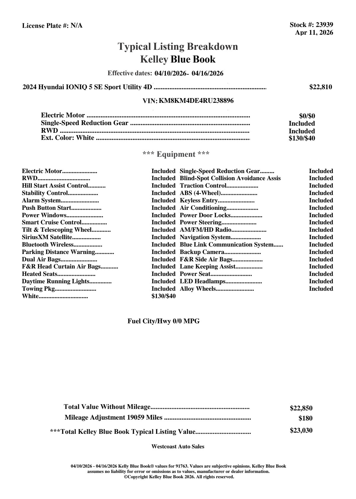 Used 2024 Hyundai Ioniq 5 SE image 8