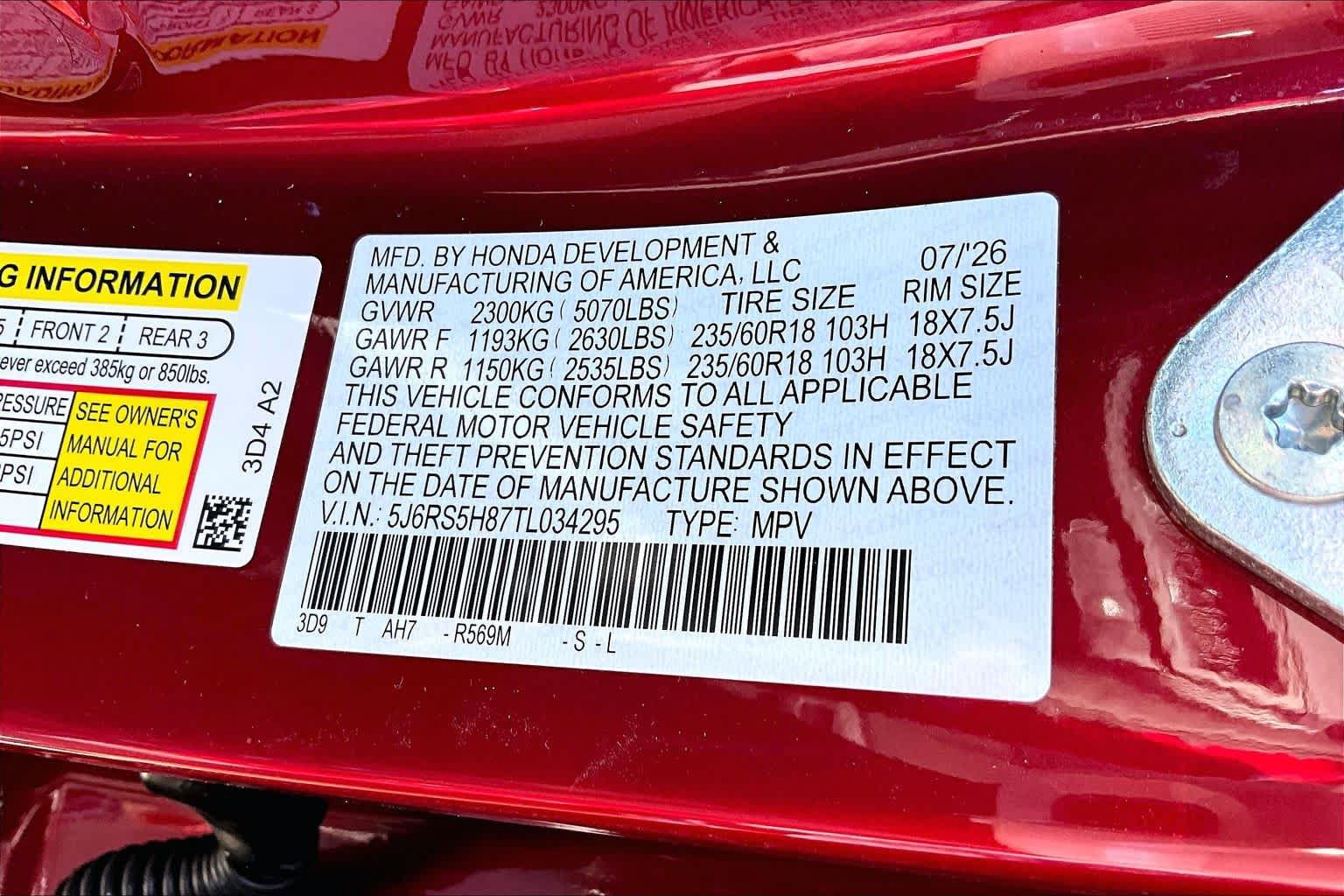 New 2026 Honda CR-V Sport-L image 22