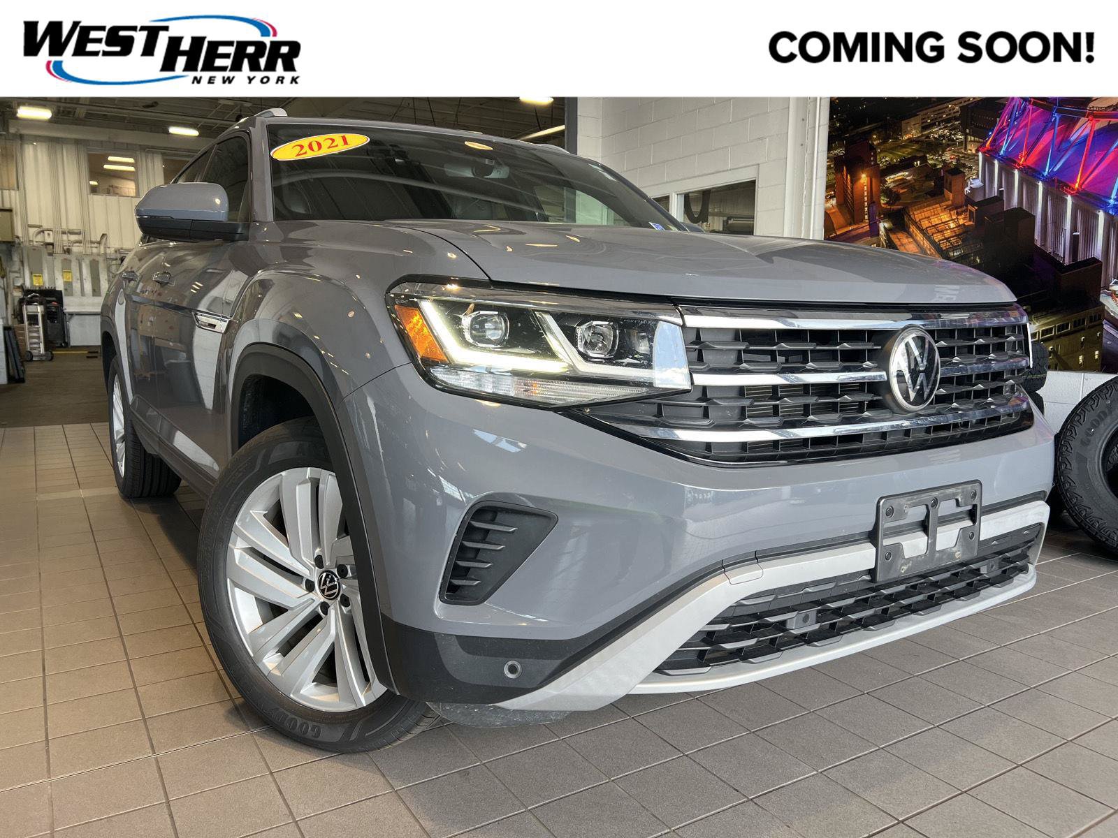 Used 2021 Volkswagen Atlas Cross Sport SE w/ Panoramic Sunroof Package