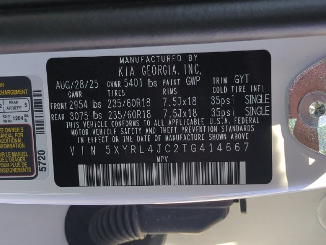 Certified 2026 Kia Sorento S w/ S Panoramic Sunroof Package FWD image 35