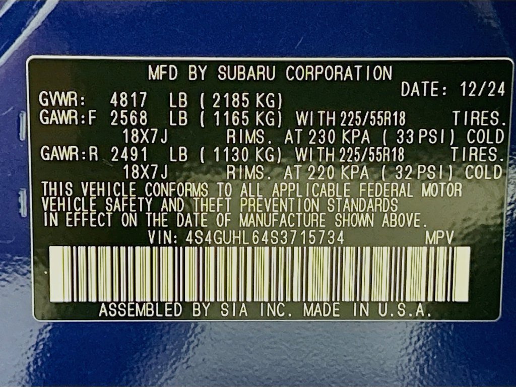 Used 2025 Subaru Crosstrek 2.5i Limited w/ Popular Package #4A AWD/4WD image 33