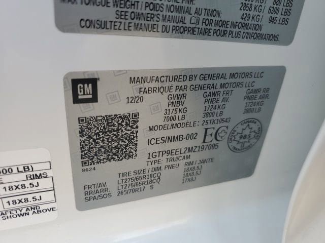Certified 2021 GMC Sierra 1500 AT4 w/ AT4 Premium Package image 37