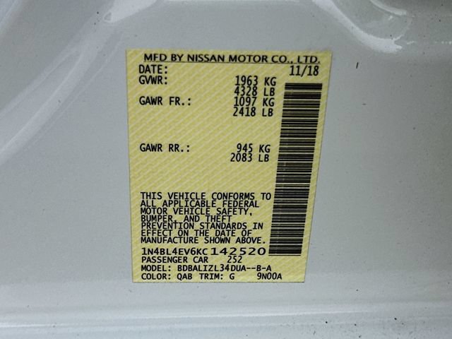 Used 2019 Nissan Altima 2.5 SL FWD image 25