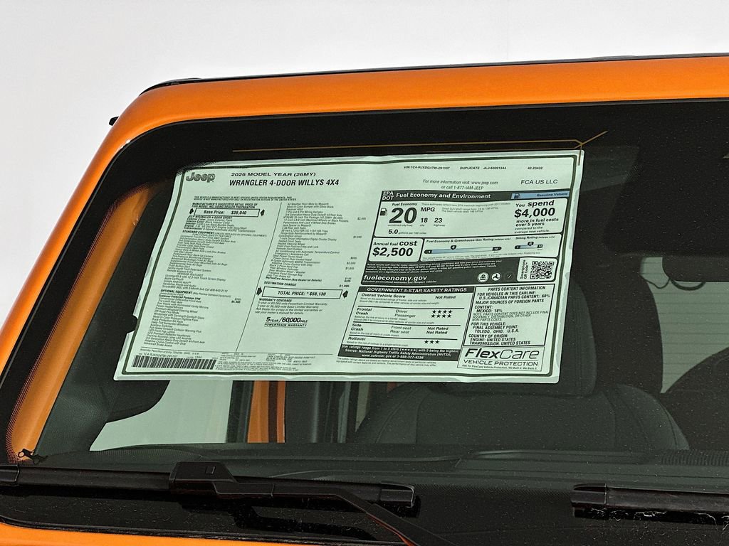 New 2026 Jeep Wrangler Willys image 12