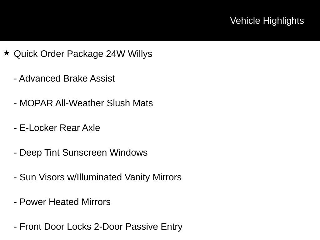 New 2025 Jeep Gladiator Willys image 7