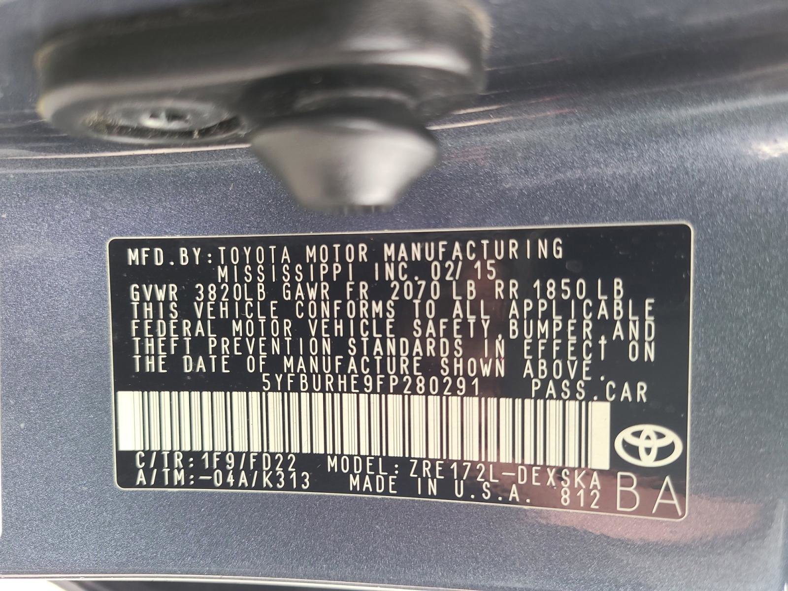 Used 2015 Toyota Corolla S FWD image 26