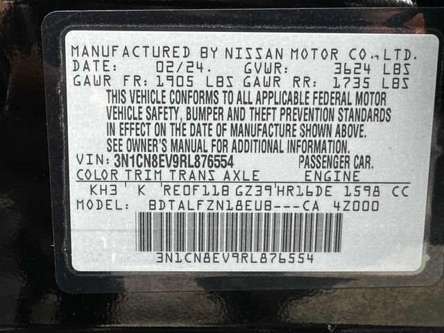 Used 2024 Nissan Versa SV FWD image 31