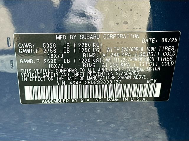 New 2025 Subaru Outback Touring XT image 21