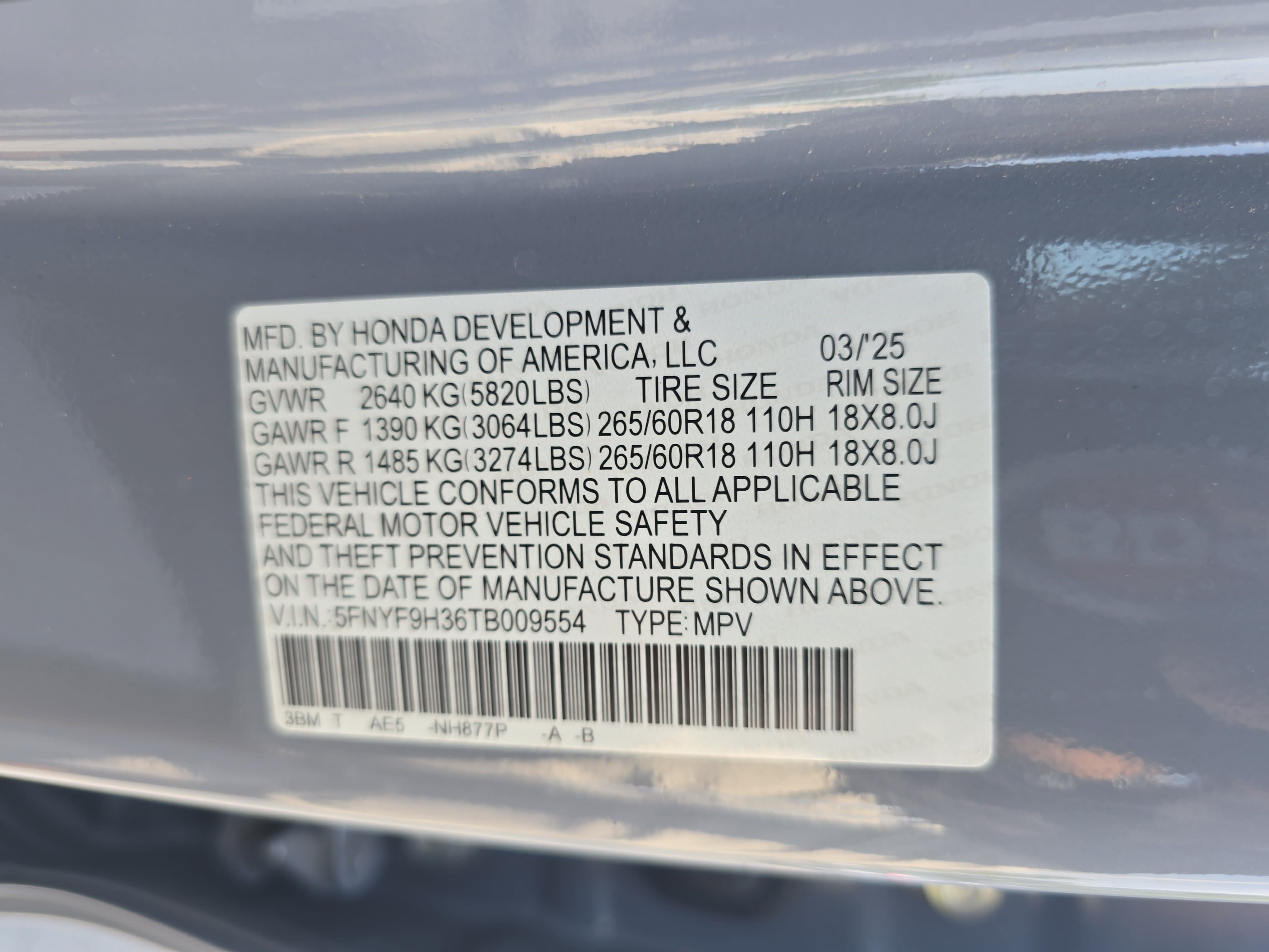 Used 2026 Honda Passport RTL image 34