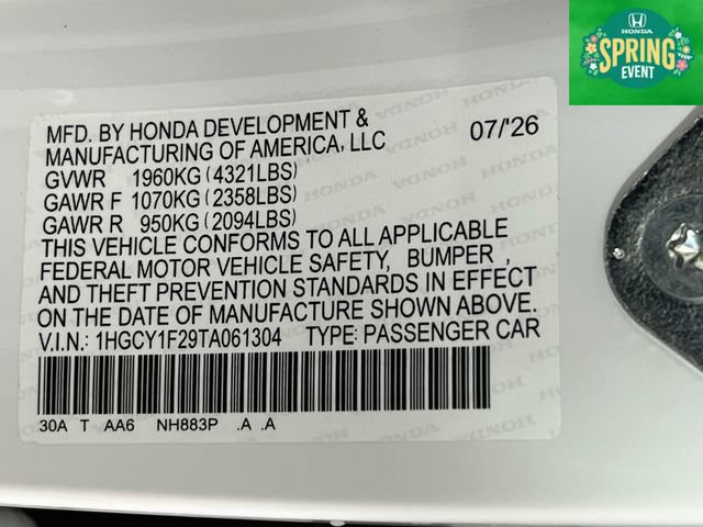 New 2026 Honda Accord LX image 33