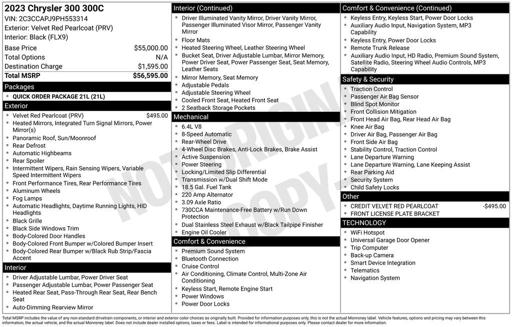 Used 2023 Chrysler 300 C image 5