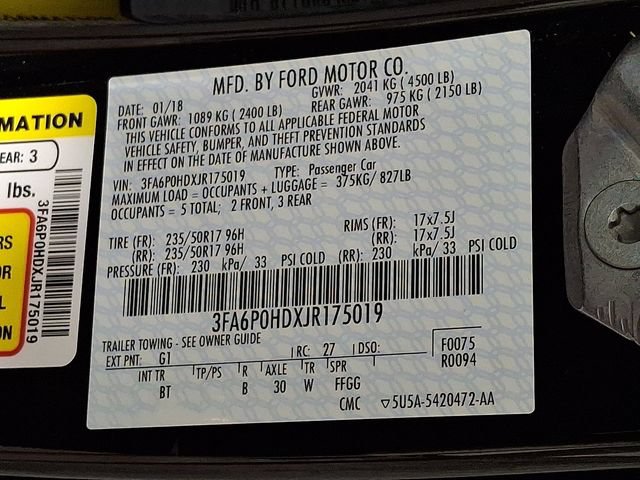 Used 2018 Ford Fusion SE w/ Fusion SE Technology Package FWD image 28