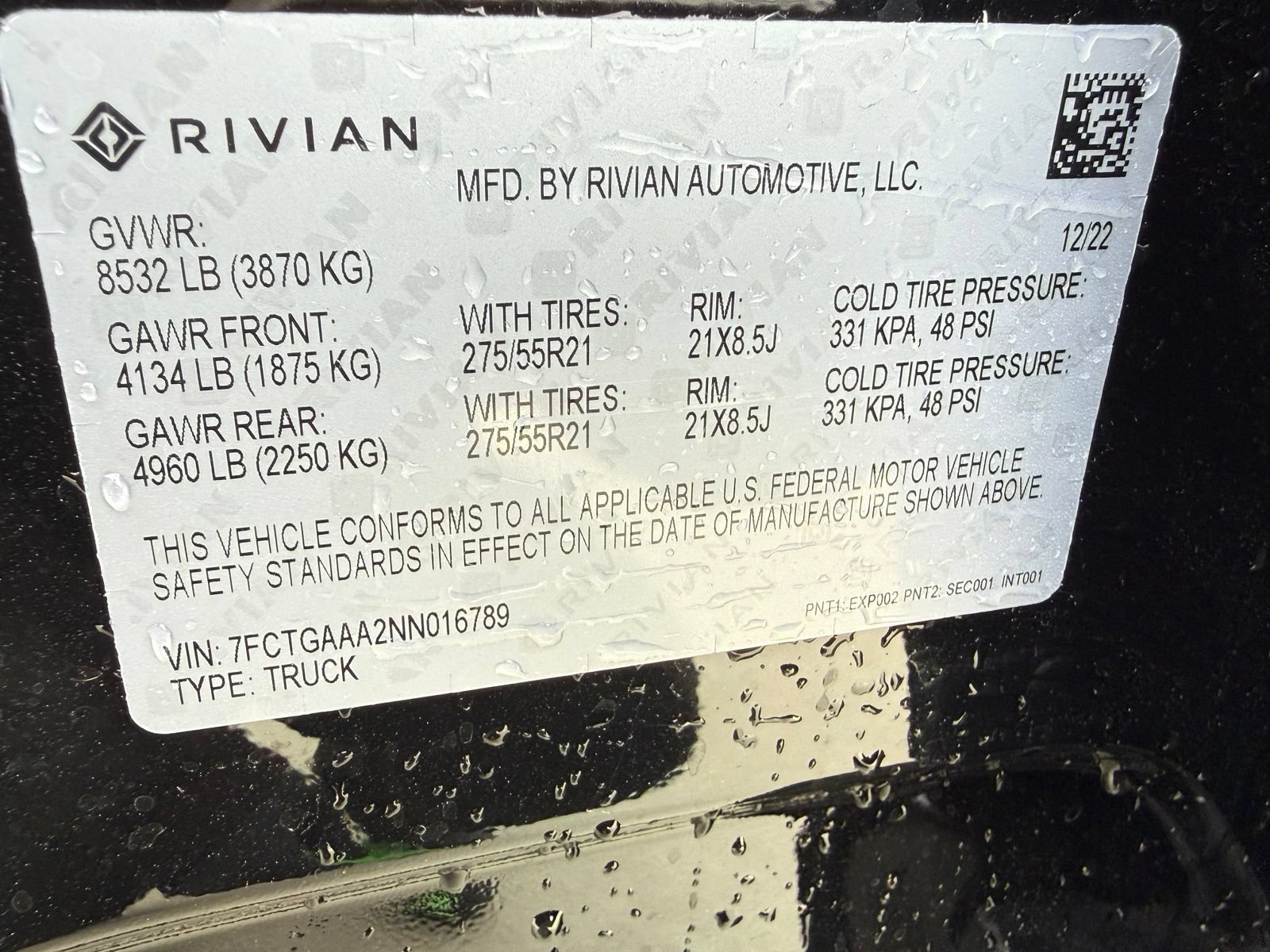 Used 2022 Rivian R1T Adventure AWD/4WD image 10