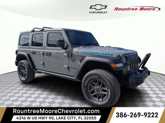 Used 2021 Jeep Wrangler Unlimited Rubicon 4xe w/ Advanced Safety Group image 1