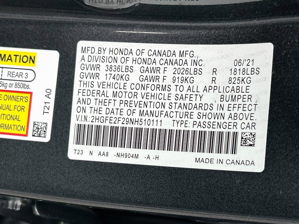 Used 2022 Honda Civic LX image 29
